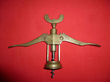 Cavatappi apribottiglie vintage in ottone con patina originale