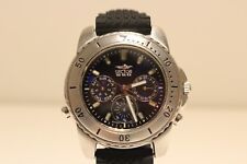 OROLOGIO RETRÒ BELLO UOMO SVIZZERO TUTTO ACCIAIO INOX QUARZO GIORNO DATA "SECTOR" 550