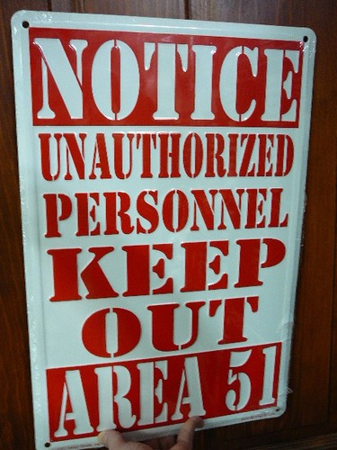 Area 51 metal street - area,