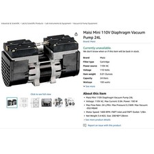 24L Lab Diaphragm Vacuum Pump