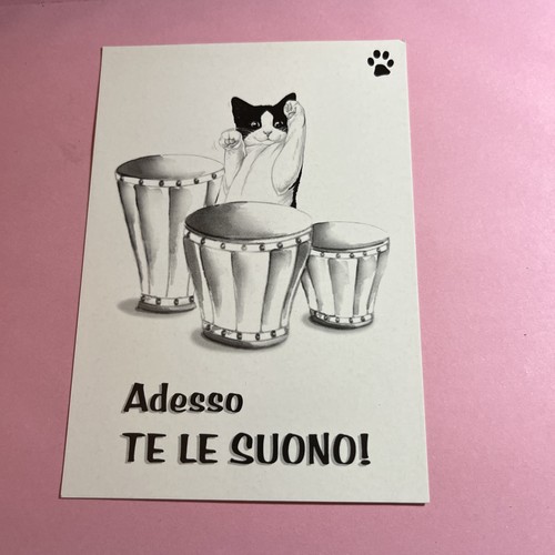 Cartolina pubblicitaria promo - cartolina,