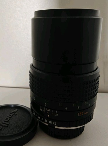 Objetivo analógico minolta - analógico,