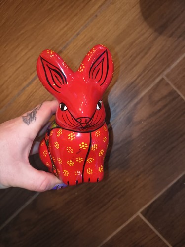 Salvadanaio ceramica coniglio