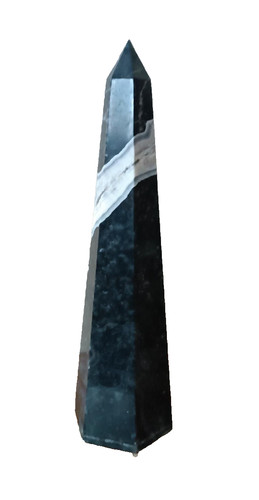 Obelisco marmo nero serpentino - marmo,