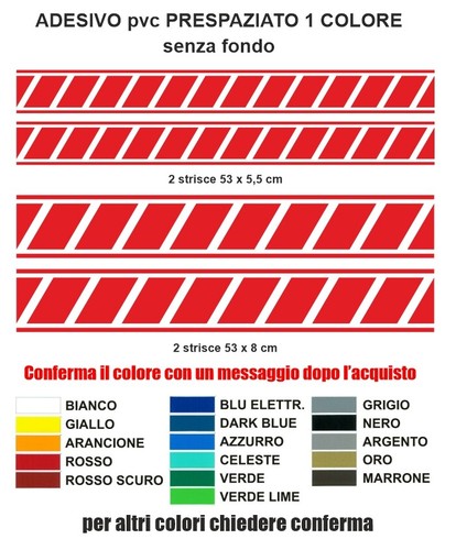 Kit adesivi strisce grafiche - kit,