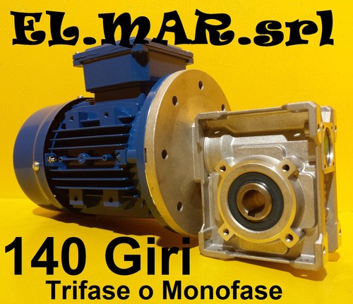 Motoriduttore 140 giri 5 - 140, hp