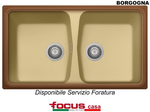Lavello cucina borgogna - cucina, cm