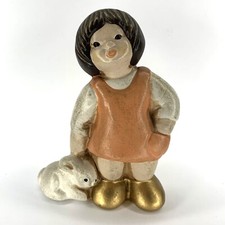 Thun "Tini's - Bambina con Coniglio" - Altezza: 10cm