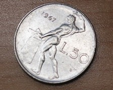 1967 Italy 50 Lire 