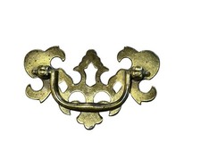 Ethan Allen corte georgiana 2,5 pollici maniglia cassetto estraibile cauzione ferramenta ottone