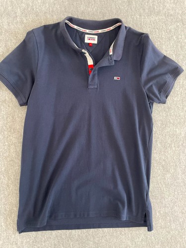 Polo tommy jeans - jeans, blu