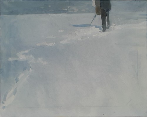 Dipinto olio paesaggio