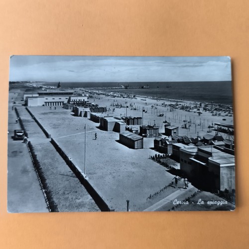 Cervia spiaggia cartolina - cervia,