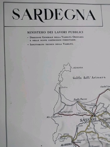 1952 sardegna treni - sardegna, _