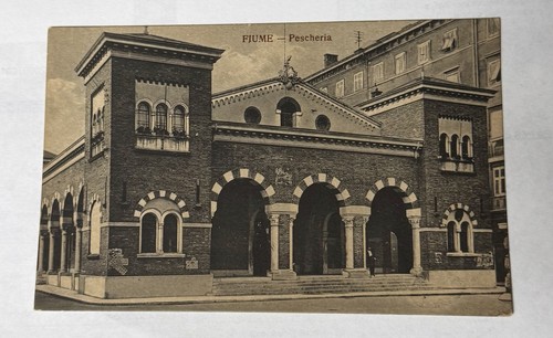 Cartolina fiume pescheria - -, fp