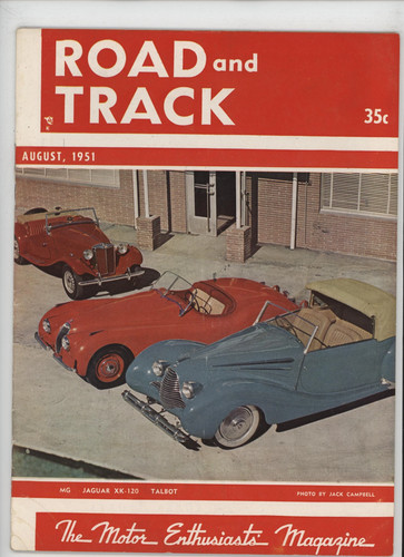 Road and track august - road,