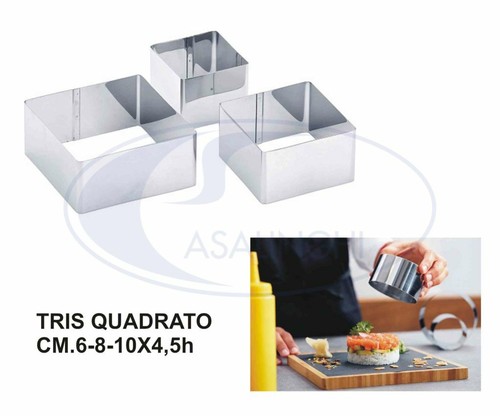 Coppa pasta quadrati set - pasta,