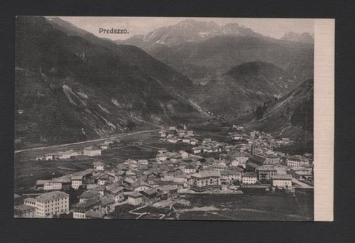 P613 cartolina predazzo - ,