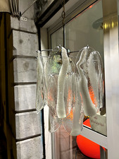 LAMPADARIO A GRANDI VETRI 70s