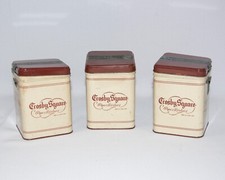 3 barattoli latta tabacco