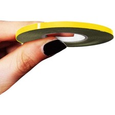 NASTRO ADESIVO STRISCE GIALLO FLUORESCENTE 3 mm CERCHI RUOTE AUTO MOTO PARAURTI