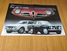 ALFA ROMEO GIULIA GT JUNIOR 1300 CARATTERISTICHE TECNICA 1966