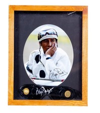Edgar Prado Signed Shadow Box