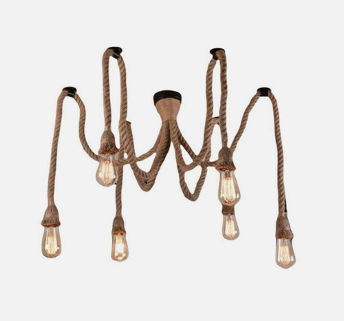 Lampadario corda lampadine - corda,