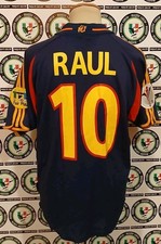 RAUL EURO 2000 SPAIN SHIRT MAGLIA CALCIO FOOTBALL SOCCER CAMISETA TRIKOT JERSEY 