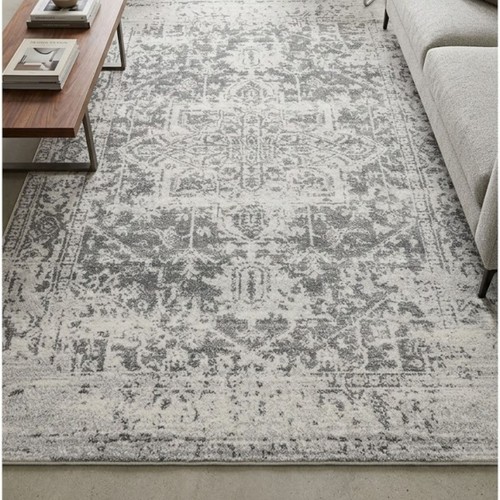 Tappeto contemporaneo grigio