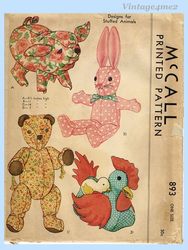 Peluche mccall vintage anni - peluche,