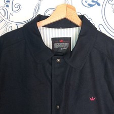 ELVSTROM HIGH QUALITY GARMENT WOOL JACKET MADE IN ITALY VINTAGE BLUE NAVY TG 50 