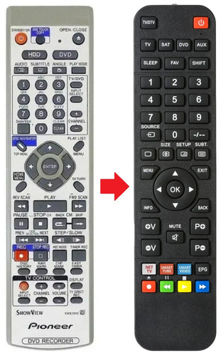 Telecomando adatto per pioneer - telecomando,