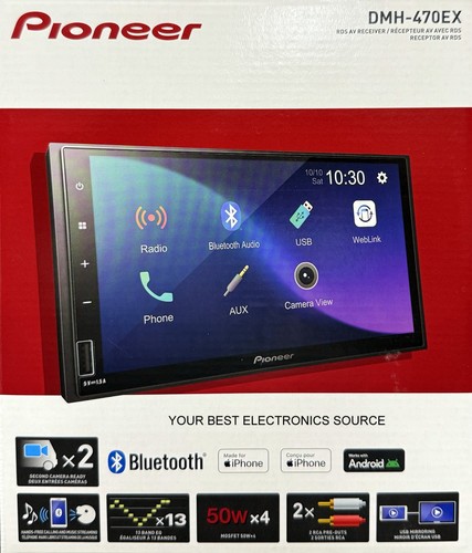 New pioneer dmh - dmh-470ex, 7"