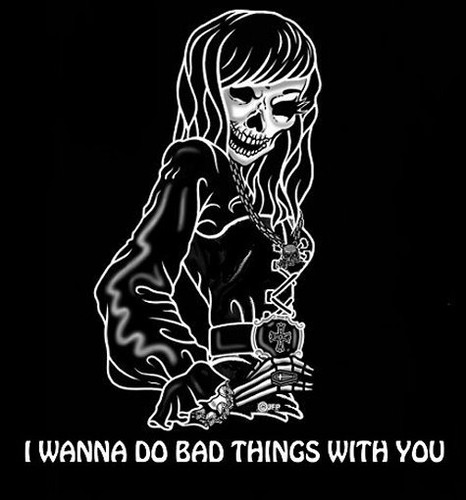 Maglietta bad things gothic - maglietta, do