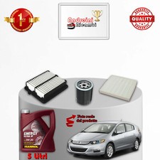 KIT TAGLIANDO 3 FILTRI E OLIO HONDA INSIGHT 1.3 HYBRID 65KW 88CV DAL 2009 ->