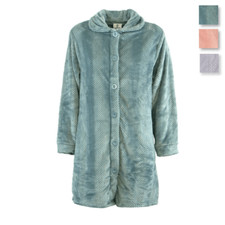 Admas Vestaglia Invernale da Donna in Pile Abbottonata 57414 2510S25