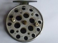 VINTAGE SALMON ALUMINUM SPOOL FLY  REEL  USSR LARGE 120MM BEST 4 TROLLING TOO