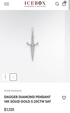 Ciondolo pugnale Icebox - oro