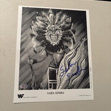 FOTO 8x10 firmata SABA SIMBA