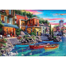  Tramonto sul lago di Como Puzzle 3000 Pezzi 120x85 cm EDUCA Nuovo