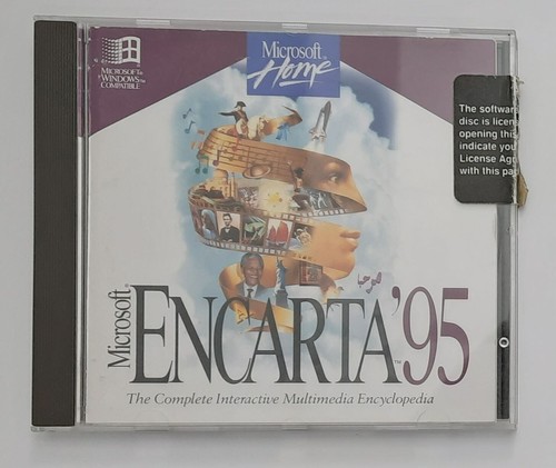 Microsoft encarta cd rom - '95, cd-rom