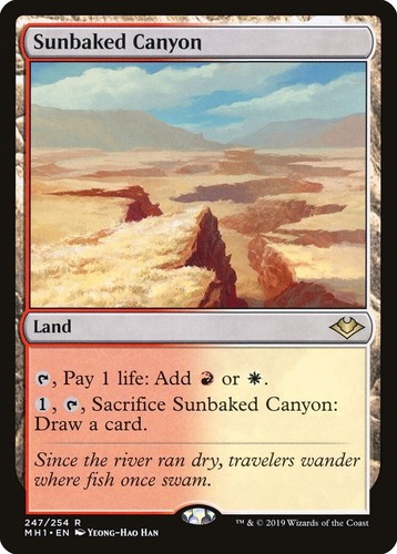 Sunbaked canyon modern - sunbaked,