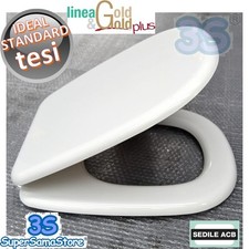 3S SEDILE ASSE per WC WATER IDEAL STANDARD TESI ANIMA in LEGNO linea GOLD ACB