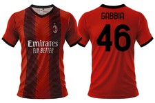 Maglia Gabbia Milan 2024 ufficiale adulto bambino 2023 Matteo 46 Divisa