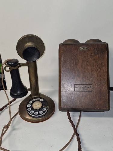 Antico telefono campanello a - e,
