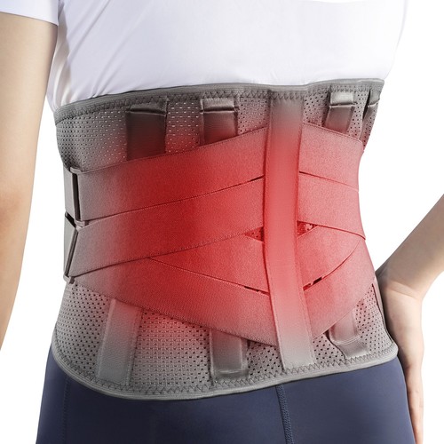 Heated back brace for lower - heated,