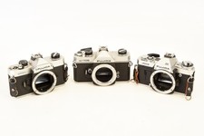 Lotto 3 corpi fotocamera pellicola 35mm Fujica ST 705 AX-3 STX-1 per riparazione ricambi V24