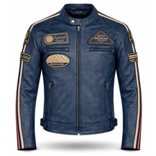 Giubbotto moto pelle da - in,