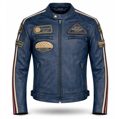 Giubbotto moto pelle da - giubbotto,